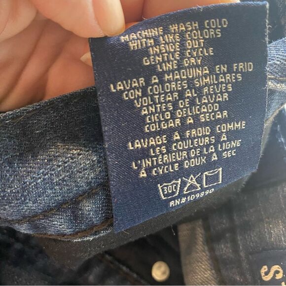 Seven 7 Straight Leg Jeans Size 38 - Picture 7 of 16